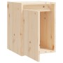 Armario de pared 2 uds madera maciza de pino 30x30x40 cm de vidaXL, Estantes y estanterías - Ref: Foro24-813476, Precio: 57,4...