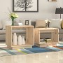 Mesas de centro apilables 2 unidades madera maciza de pino de vidaXL, Mesas de centro - Ref: Foro24-813525, Precio: 37,32 €, ...