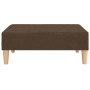Reposapiés de tela marrón 78x56x32 cm de vidaXL, Otomanas - Ref: Foro24-337678, Precio: 60,28 €, Descuento: %