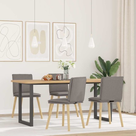 Sillas de comedor 4 unidades tela taupe en Sillas de comedor | Comprar online en Foru.es