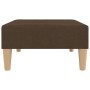 Reposapiés de tela marrón 78x56x32 cm de vidaXL, Otomanas - Ref: Foro24-337678, Precio: 60,28 €, Descuento: %