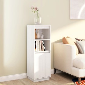 Aparador alto de madera maciza de pino banco 37x34x110 cm de vidaXL, Aparadores - Ref: Foro24-813516, Precio: 80,44 €, Descue...