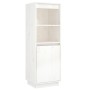 Aparador alto de madera maciza de pino banco 37x34x110 cm de vidaXL, Aparadores - Ref: Foro24-813516, Precio: 80,44 €, Descue...