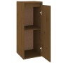 Armario de pared madera maciza de pino marrón miel 30x30x80 cm de vidaXL, Estantes y estanterías - Ref: Foro24-813501, Precio...