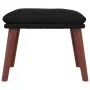 Reposapiés de tela color negro 45x29,5x35 cm de vidaXL, Otomanas - Ref: Foro24-341463, Precio: 35,99 €, Descuento: %