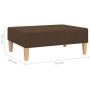 Reposapiés de tela marrón 78x56x32 cm de vidaXL, Otomanas - Ref: Foro24-337678, Precio: 60,28 €, Descuento: %