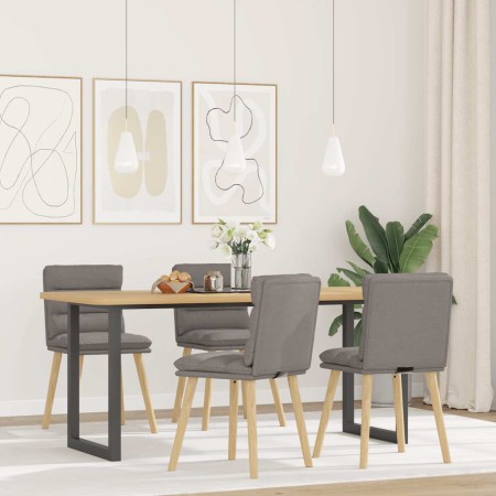Sillas de comedor 4 unidades tela taupe en Sillas de comedor | Comprar online en Foru.es