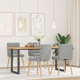 Sillas de comedor 4 uds tela gris nube en Sillas de comedor | Comprar online en Foru.es