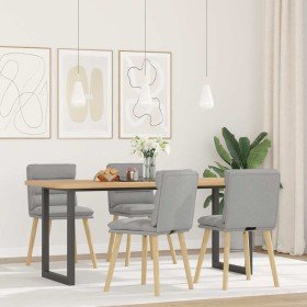 Sillas de comedor 4 uds tela gris nube en Sillas de comedor | Comprar online en Foru.es