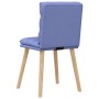 Sillas de comedor 4 uds tela azul jeans en Sillas de comedor | Comprar online en Foru.es
