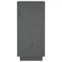 Aparador 2 uds madera maciza de pino gris 31,5x34x75 cm de vidaXL, Aparadores - Ref: Foro24-813355, Precio: 61,52 €, Descuent...