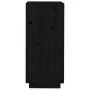 Armario zapatero de madera maciza de pino negro 35x35x80 cm de vidaXL, Zapateros y organizadores de calzado - Ref: Foro24-813...