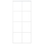 Puerta corredera ESG vidrio y aluminio 90x205 cm blanco de vidaXL, Puertas para el hogar - Ref: Foro24-151672, Precio: 171,72...