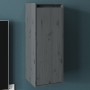Armario de pared de madera maciza de pino gris 30x30x80 cm de vidaXL, Estantes y estanterías - Ref: Foro24-813499, Precio: 48...