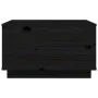 Solid black pine wood coffee table 60x50x35 cm by vidaXL, Coffee table - Ref: Foro24-813419, Price: 80,57 €, Discount: %