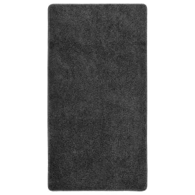 Alfombra peluda antideslizante gris oscuro 80x150 cm de vidaXL, Alfombras - Ref: Foro24-340377, Precio: 35,20 €, Descuento: %