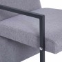 Sillón de tela gris claro en Sillones | Comprar online en Foru.es