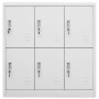Armarios taquilla 5 uds de acero gris claro 90x45x92,5 cm de vidaXL, Taquillas y armarios de almacenamiento - Ref: Foro24-309...