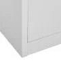 Armarios taquilla 5 uds de acero gris claro 90x45x92,5 cm de vidaXL, Taquillas y armarios de almacenamiento - Ref: Foro24-309...