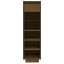 Mueble zapatero de madera maciza pino marrón miel 30x34x105 cm de vidaXL, Zapateros y organizadores de calzado - Ref: Foro24-...