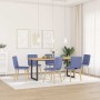 Sillas de comedor 6 uds tela azul jeans en Sillas de comedor | Comprar online en Foru.es