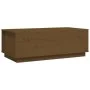 Mesa de centro madera maciza de pino marrón miel 100x50x35 cm de vidaXL, Mesas de centro - Ref: Foro24-813423, Precio: 82,03 ...