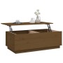 Mesa de centro madera maciza de pino marrón miel 100x50x35 cm de vidaXL, Mesas de centro - Ref: Foro24-813423, Precio: 82,03 ...