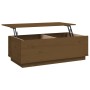 Mesa de centro madera maciza de pino marrón miel 100x50x35 cm de vidaXL, Mesas de centro - Ref: Foro24-813423, Precio: 82,03 ...