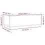 Mesa de centro madera maciza de pino marrón miel 100x50x35 cm de vidaXL, Mesas de centro - Ref: Foro24-813423, Precio: 82,03 ...