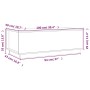 Mesa de centro madera maciza de pino marrón miel 100x50x35 cm de vidaXL, Mesas de centro - Ref: Foro24-813423, Precio: 82,03 ...