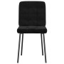 Silla de comedor 6 unidades terciopelo negro en Sillas de comedor | Comprar online en Foru.es