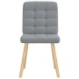 Sillas de comedor 6 unidades de tela gris claro en Sillas de comedor | Comprar online en Foru.es
