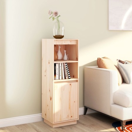 Aparador alto de madera maciza de pino 37x34x110 cm de vidaXL, Aparadores - Ref: Foro24-813515, Precio: 68,12 €, Descuento: %
