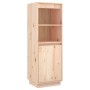 Aparador alto de madera maciza de pino 37x34x110 cm de vidaXL, Aparadores - Ref: Foro24-813515, Precio: 68,12 €, Descuento: %
