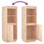 Aparador alto de madera maciza de pino 37x34x110 cm de vidaXL, Aparadores - Ref: Foro24-813515, Precio: 67,18 €, Descuento: %