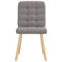 Sillas de comedor 6 unidades de tela gris taupe en Sillas de comedor | Comprar online en Foru.es