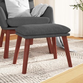 Reposapiés de tela gris oscuro 45x29,5x35 cm de vidaXL, Otomanas - Ref: Foro24-341458, Precio: 36,53 €, Descuento: %