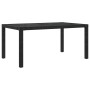 Juego de comedor de jardín 5 piezas con cojines ratán PE negro de vidaXL, Conjuntos de jardín - Ref: Foro24-3094843, Precio: ...
