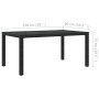 Juego de comedor de jardín 5 piezas con cojines ratán PE negro de vidaXL, Conjuntos de jardín - Ref: Foro24-3094843, Precio: ...