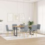 Sillas de comedor 6 unidades de tela gris claro en Sillas de comedor | Comprar online en Foru.es