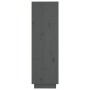 Aparador alto de madera maciza de pino gris 37x34x110 cm de vidaXL, Aparadores - Ref: Foro24-813517, Precio: 63,80 €, Descuen...