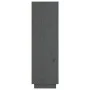 Aparador alto de madera maciza de pino gris 37x34x110 cm de vidaXL, Aparadores - Ref: Foro24-813517, Precio: 63,08 €, Descuen...