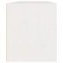Armarios de pared 2 uds madera maciza pino blanco 45x30x35 cm de vidaXL, Estantes y estanterías - Ref: Foro24-813438, Precio:...