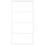 Puerta corredera ESG vidrio y aluminio blanca 102,5x205 cm de vidaXL, Puertas para el hogar - Ref: Foro24-151664, Precio: 179...