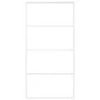 Schiebetür aus ESG-Glas und weißem Aluminium, 102,5 x 205 cm von vidaXL, Türen für zu Hause - Ref: Foro24-151664, Preis: 172,...