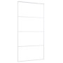 Puerta corredera ESG vidrio y aluminio blanca 102,5x205 cm de vidaXL, Puertas para el hogar - Ref: Foro24-151664, Precio: 179...