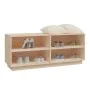 Armario zapatero de madera maciza de pino 110x34x45 cm de vidaXL, Zapateros y organizadores de calzado - Ref: Foro24-813540, ...