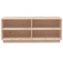 Armario zapatero de madera maciza de pino 110x34x45 cm de vidaXL, Zapateros y organizadores de calzado - Ref: Foro24-813540, ...