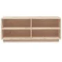 Armario zapatero de madera maciza de pino 110x34x45 cm de vidaXL, Zapateros y organizadores de calzado - Ref: Foro24-813540, ...