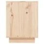 Armario zapatero de madera maciza de pino 110x34x45 cm de vidaXL, Zapateros y organizadores de calzado - Ref: Foro24-813540, ...